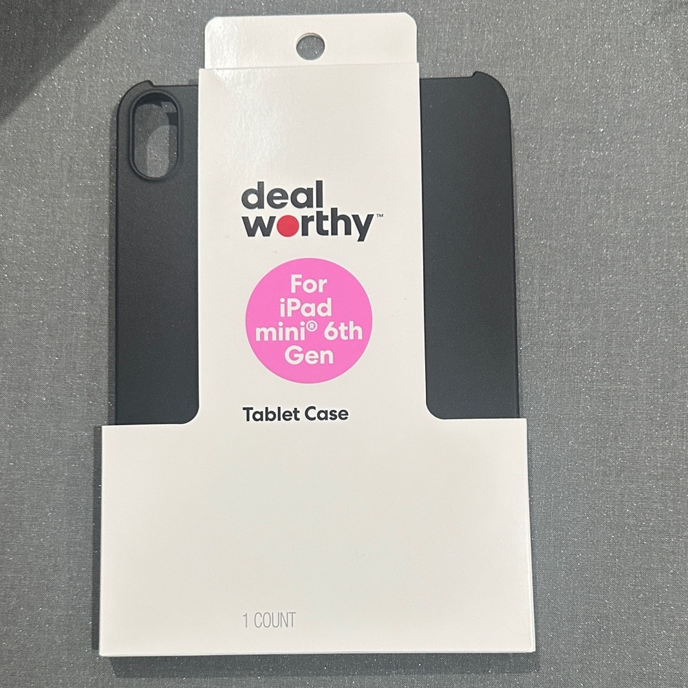 Black Tablet Case for iPad Mini 6th Gen